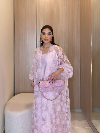 DROP 01: Blush Petal Bisht Set