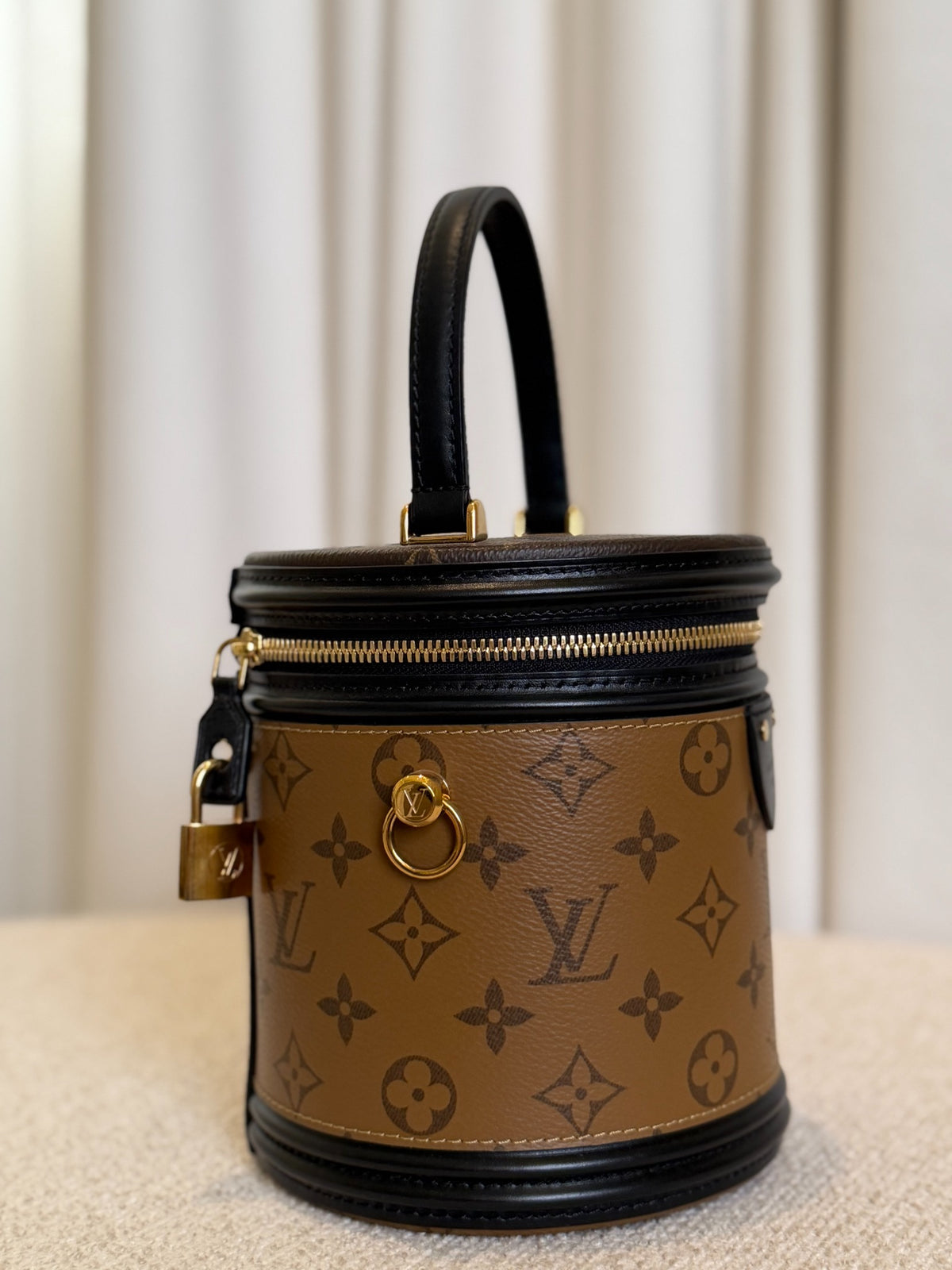 Louis Vuitton Cannes Monogram Reverse vanity bag opposite side view
