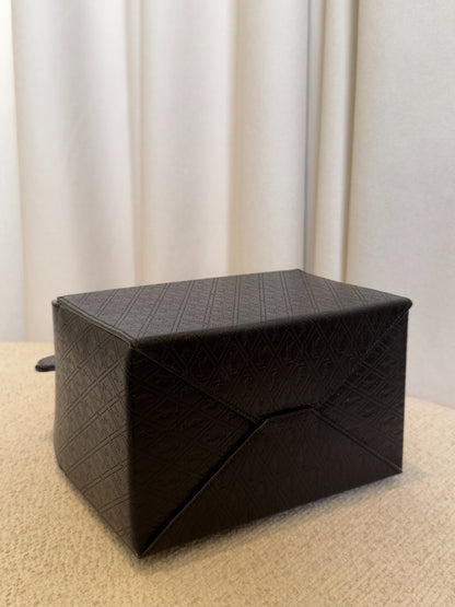 Saint Laurent Take-Away black monogram leather box bag base view
